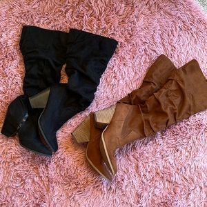 Two pairs of boots - size 9.5 Carlos Santana